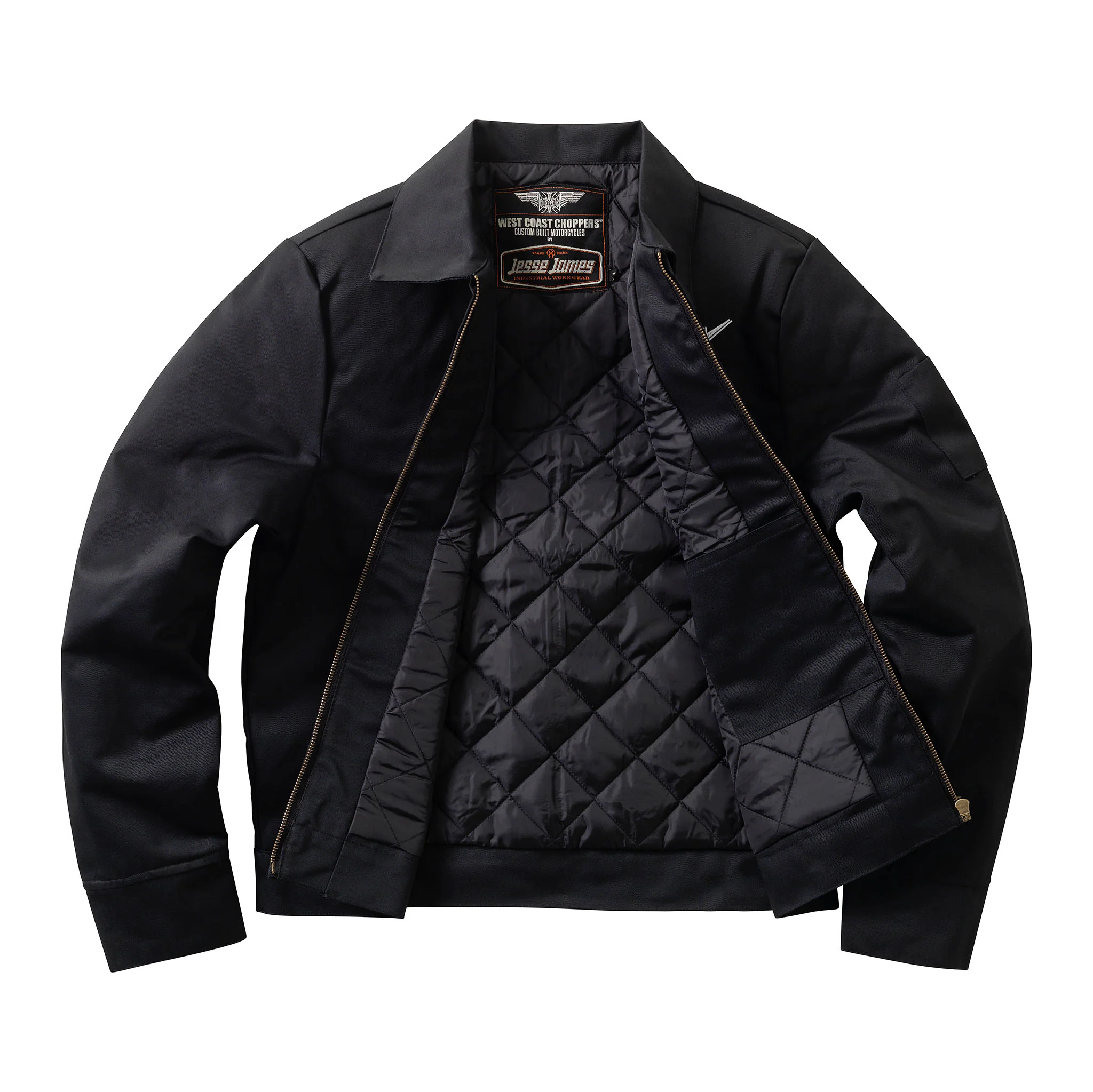 JJFU BLAST LOGO EISENHOWER JACKET - BLACK - Image 3