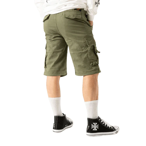 WCC CFL CARGO SHORTS - VINTAGE OLIVE GREEN - Image 6