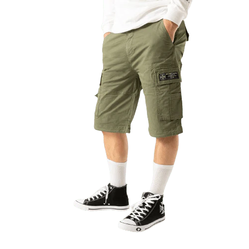 WCC CFL CARGO SHORTS - VINTAGE OLIVE GREEN - Image 7