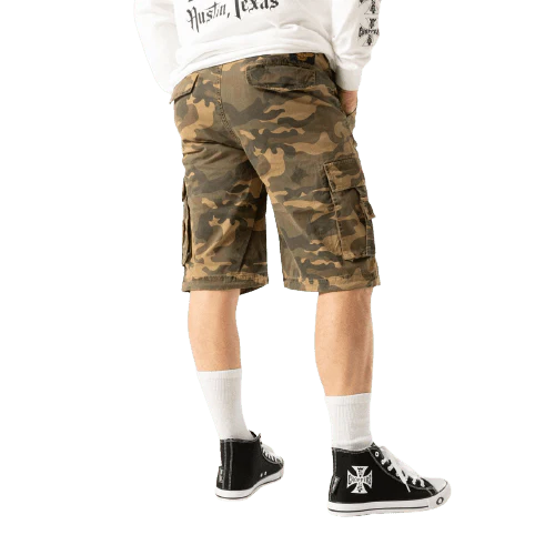 WCC CFL CARGO SHORTS - VINTAGE WOODLAND CAMO - Image 7