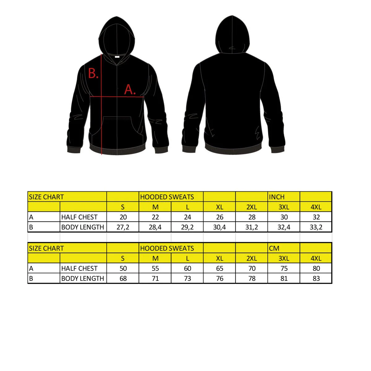 WCC OG ATX SLEEVELESS ZIP HOODY BLACK - Image 4