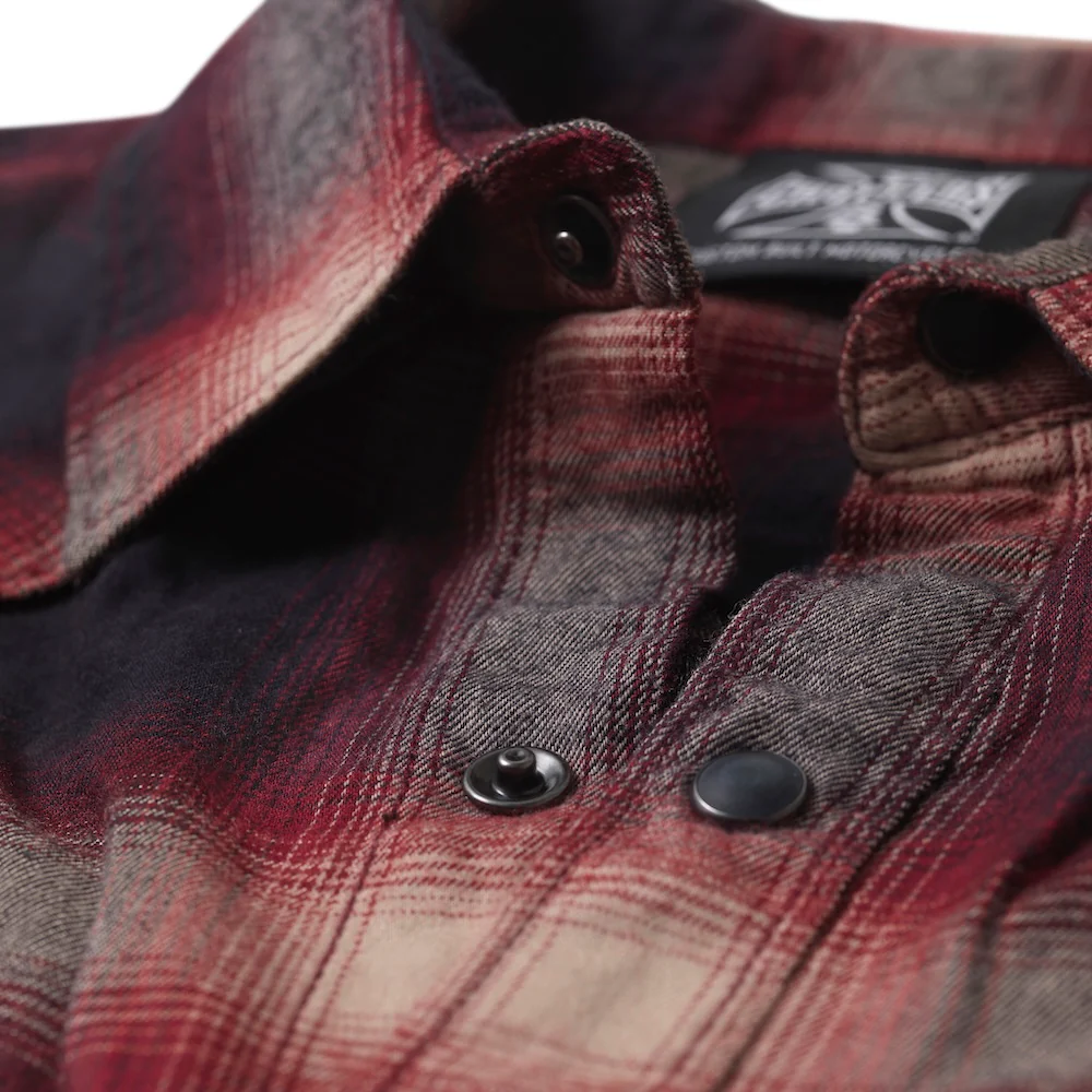 WCC OUTLAW FLANNEL - RED/GREY - Image 3