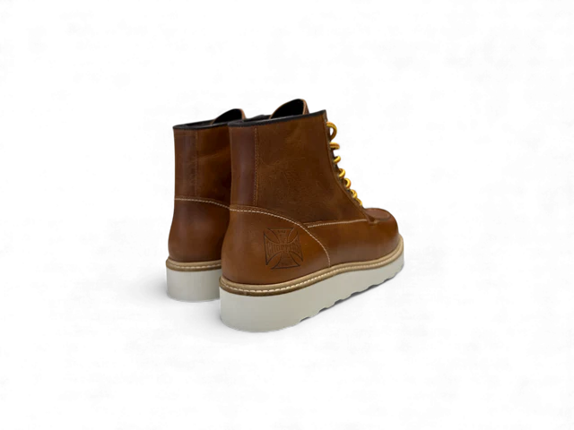 WCC RIGID LEATHER BOOTS - COGNAC - Image 4