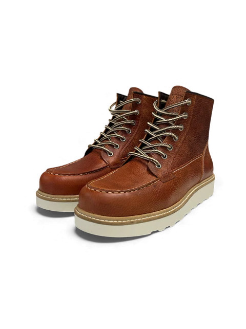 WCC RIGID LEATHER BOOTS - TUMBLE BROWN - Image 4