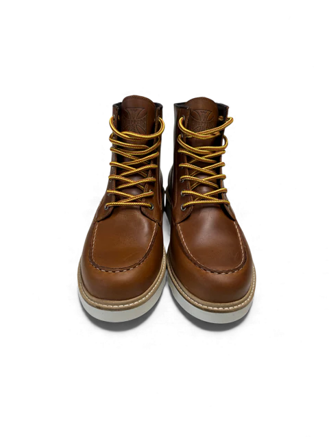 WCC RIGID LEATHER BOOTS - TUMBLE BROWN - Image 5