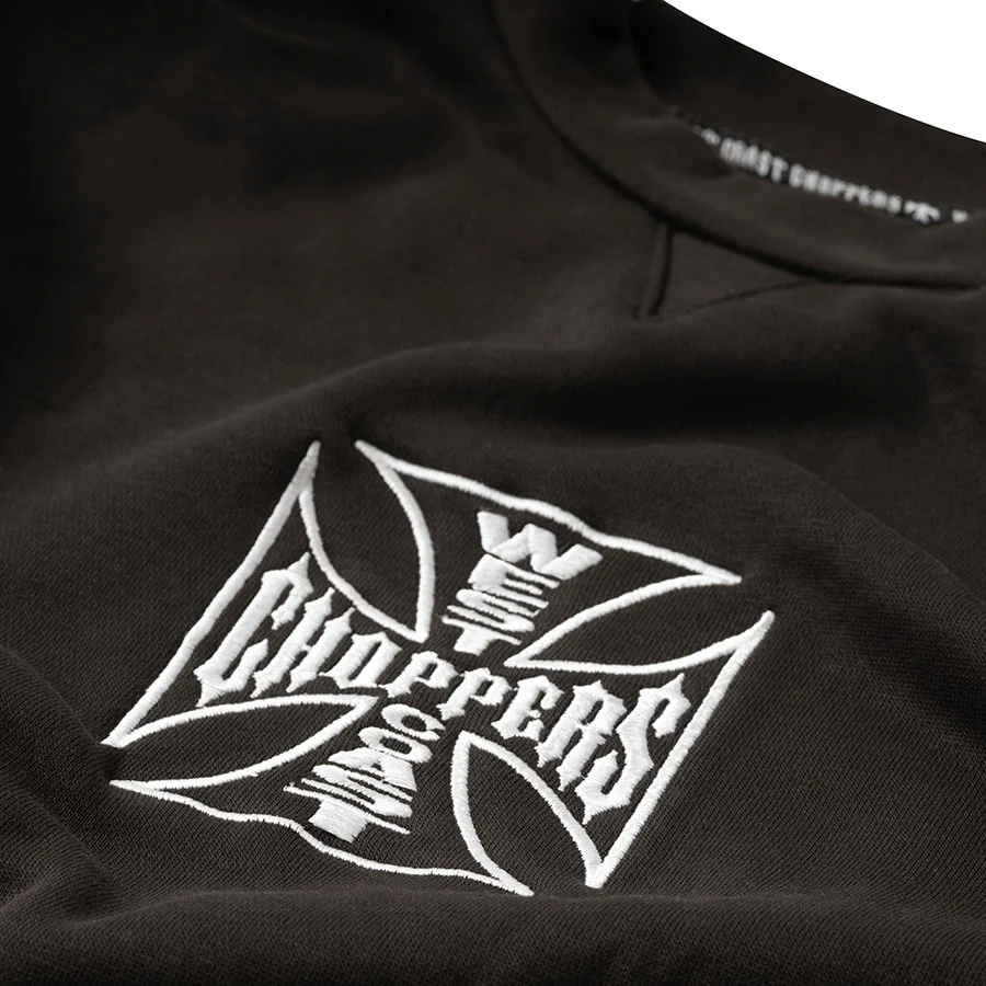 West Coast Choppers Parts Crewneck - Black - Image 3